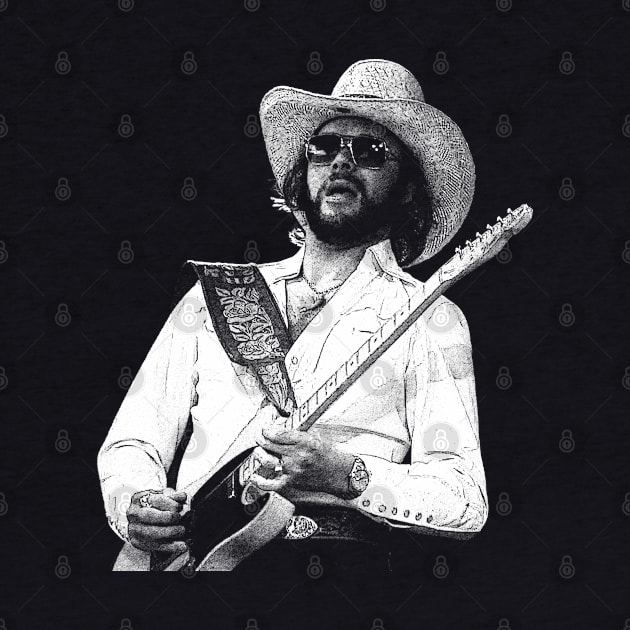 Hank Williams jr. Retro by tykler